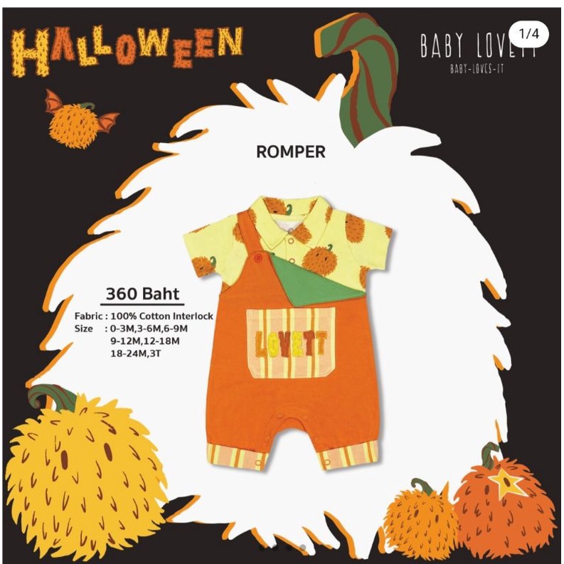 Babylovett Halloween 2022 - Romper