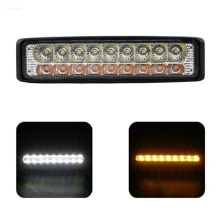 ไฟสปอตไลท์ Led 18 ดวง 18W DC 12-24V สีเหลือง สีขาว คุณภาพสูง สําหรับรถยนต์ ออฟโร้ด