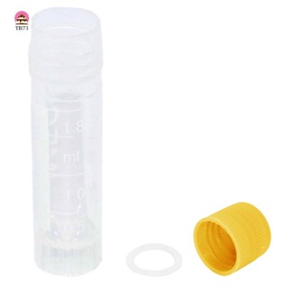หลอดหอยโข่งสําเร็จรูป ขนาด 1.8 มล. สีส้ม สําหรับวิเคราะห์ห้องปฏิบัติการ 100 ชิ้น