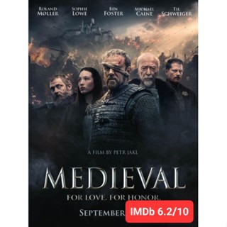 DVD Medieval : 2022 #หนังฝรั่ง (เสียงอังกฤษ/ซับไทย-อังกฤษ) แอคชั่น สงคราม ดราม่า