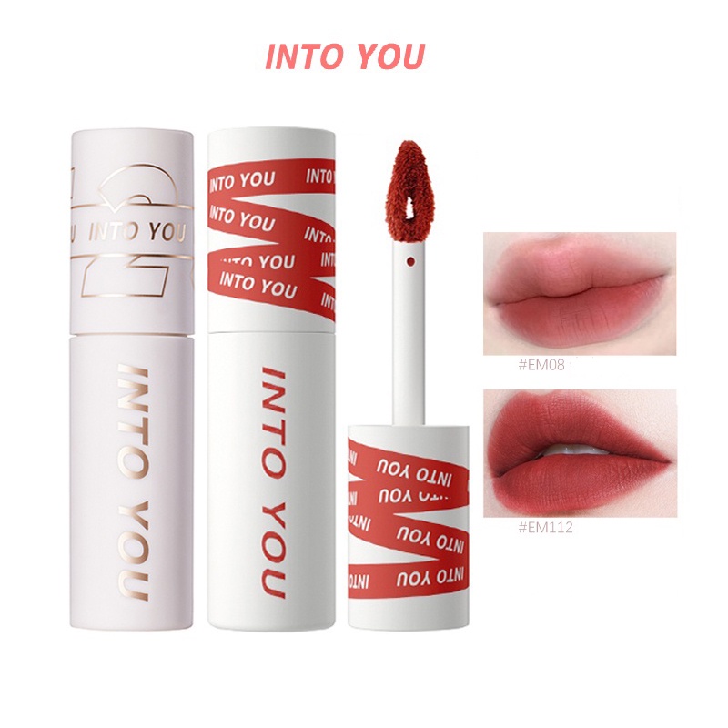 Into YOU Heart and YOU Heroine Lipstick Matte Matte Lip Glaze ลิปสติกกํามะหยี่