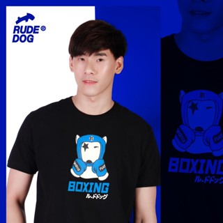 SALE🔥 Rudedog เสื้อยืดแขนสั้น ทรงผู้ชาย รุ่น Boxing สินค้าลิขสิทธิ์แท้