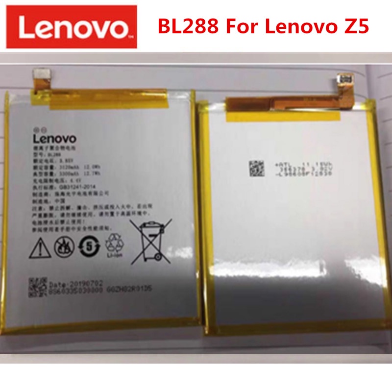 Lenovo Z5 BL288 Battery for Lenovo Z5 L78011 L78012 High Quality Mobile Phone Replacement Accumulato