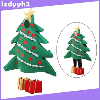 [Lzdyyh2] เครื่องแต่งกายคอสเพลย์ รูปต้นคริสต์มาส สําหรับผู้ใหญ่