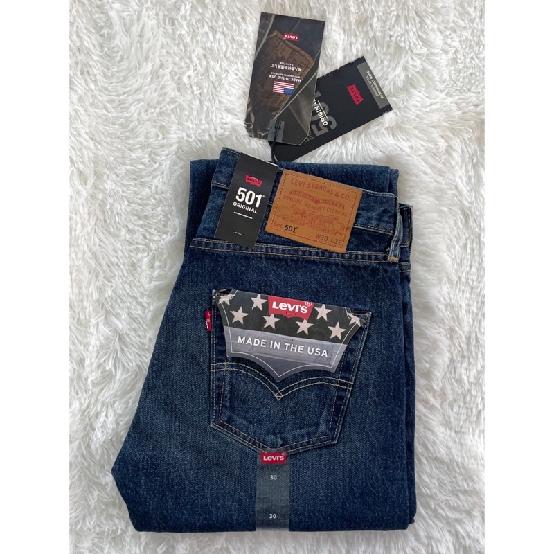 LEVI'S 501 พรีเมี่ยม ริมแดง บิ้กอี Made in USA