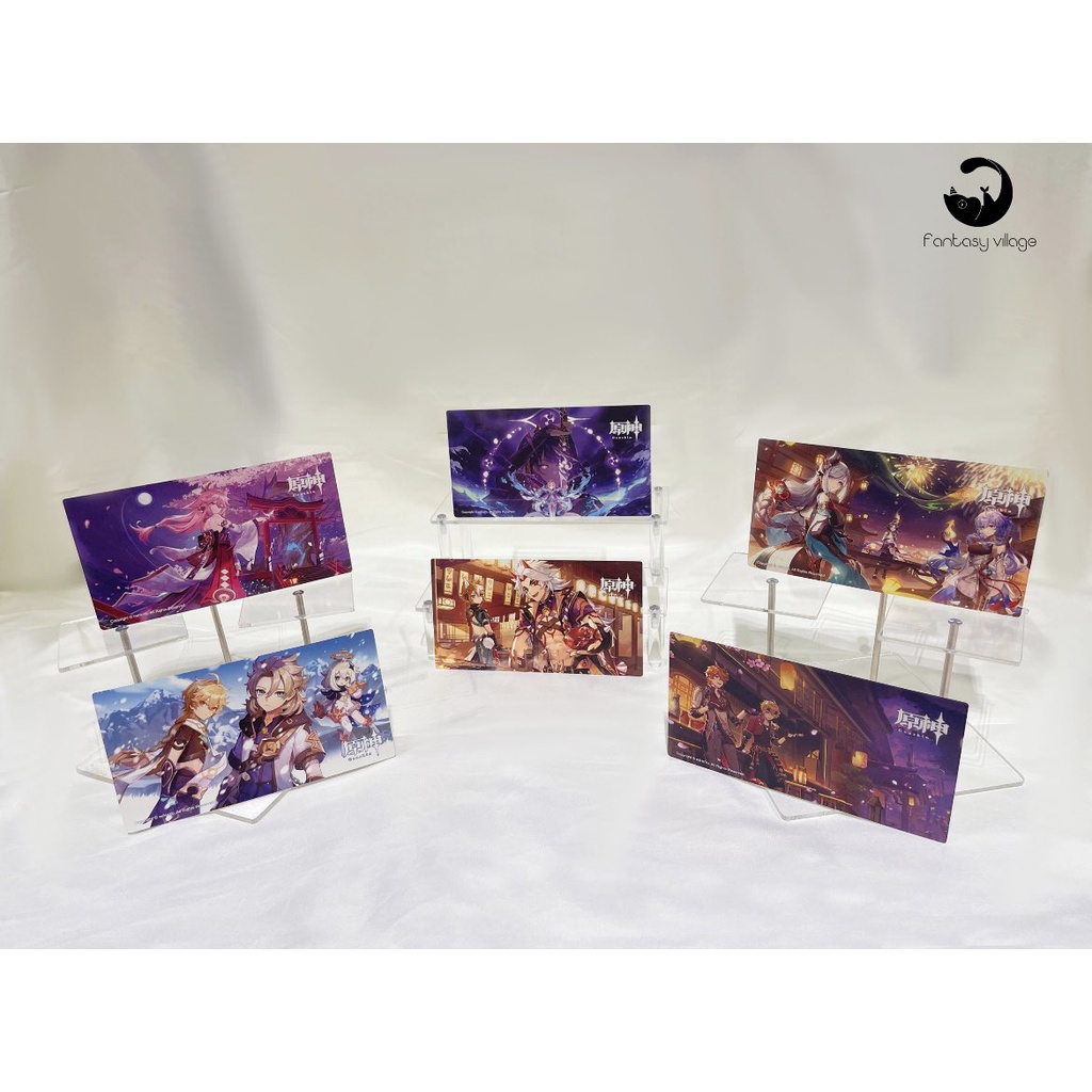 [ พร้อมส่ง / Official ] Genshin Impact Postcard from Fantasy Village เกนชิน อิมแพค โปสการ์ด Albedo A