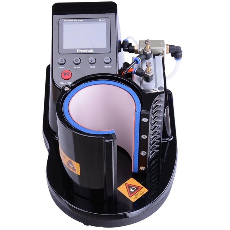 New Ariival ST-110 Pneumatic Mug Heat Press Machine Sublimation Printer 2D Digital Thermal Mug Printing Machine #8