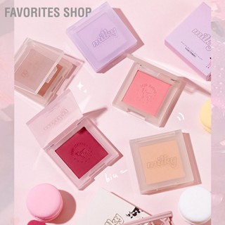 Favorites Shop เครื่องสําอางบลัชออน เนื้อแมตต์ กลิตเตอร์ ไข่มุก ขนาดเล็ก แบบพกพา สําหรับเด็กผู้หญิง 3 ชิ้น