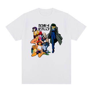 เสื้อแฟชั่นผญ คาวบอย Bebop เห็นคุณอวกาศคาวบอยเสื้อยืดวินเทจผ้าฝ้ายผู้ชายเสื้อยืดใหม่ TEE TSHIRT เสื้อผู้หญิง