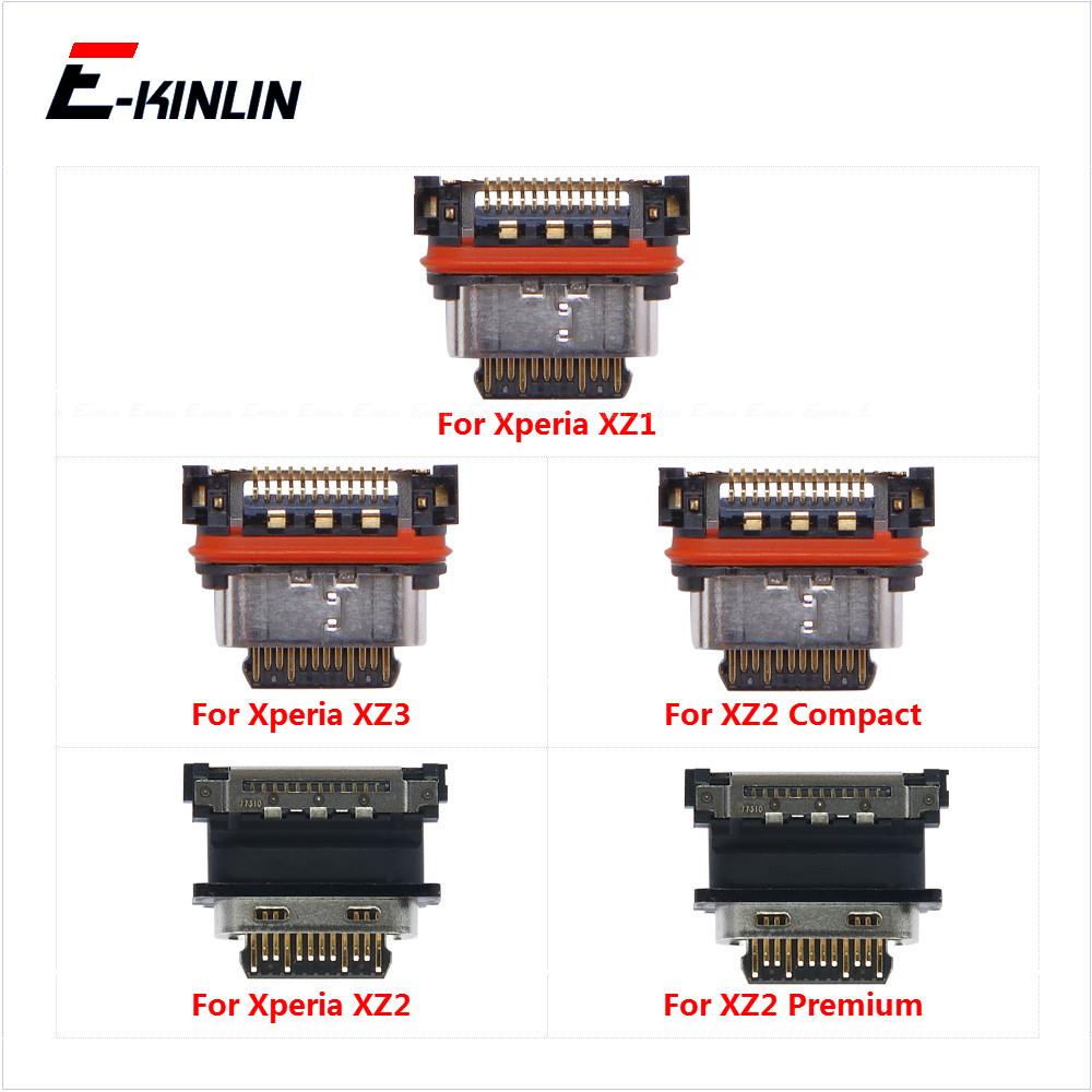 ซ็อกเก็ตแจ็คชาร์จ USB สําหรับ Sony Xperia XZ1 XZ2 Compact Premium XZ3 Parts