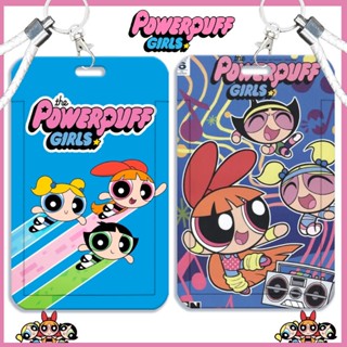 กระเป๋าใส่บัตรประจําตัวประชาชน ลายการ์ตูนอนิเมะ The Powerpuff Girls MRT Card Bus Card