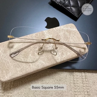 แว่นตาไร้กรอบ Rimless เลนส์ Index 1.6 ขึ้นไป เหนียวพิเศษ บางเบา