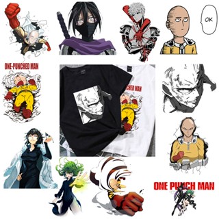 ตัวรีดติดเสื้อ การ์ตูนOne Punch Man F.64/2 👨🏻‍🦲👨🏻‍🦲วันพลัทแมน รีดง่ายแผ่นฟิมล์รีดร้อนติดเสื้อ