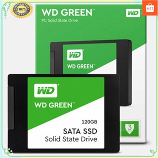 120GB/240GB SSD (เอสเอสดี) WD GREEN SATAIII 3D (WD SSD120GB-SATA),(WD SSD240GB-SATA)