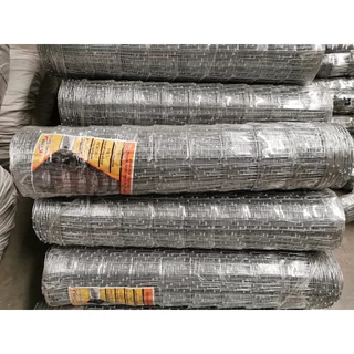 ฟรีค่าส่ง👉รั้วถักปม ยาว30m/50m ช่อง4x4นิ้ว รั้วตาข่ายแรงดึงสูง สูง0.9m 1.2m 1.5m 1.8m ทนสนิม ลวดล้อมคอกสัตว์ วัว แพะ ไก่