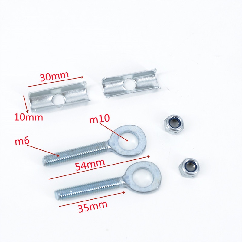 ตัวดึงปรับความตึงโซ่ 2 ชิ้น สําหรับมอเตอร์ 47cc 49cc รถจักรยานยนต์วิบาก ATV
