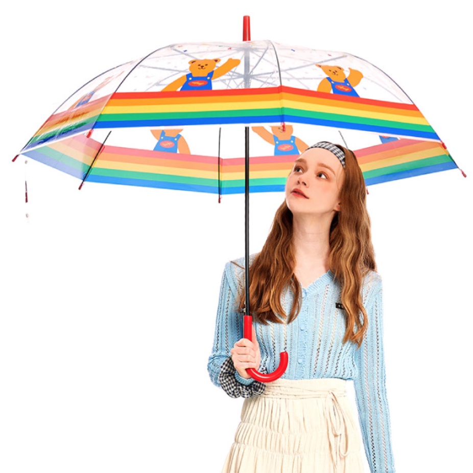 [ Wiggle Wiggle ]Transparent Umbrella ร่มใส