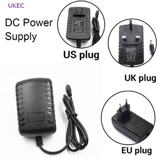 Ukec อะแดปเตอร์ชาร์จพาวเวอร์ซัพพลาย 12V 2A AC DC สําหรับกล้องวงจรปิดรักษาความปลอดภัย DVR