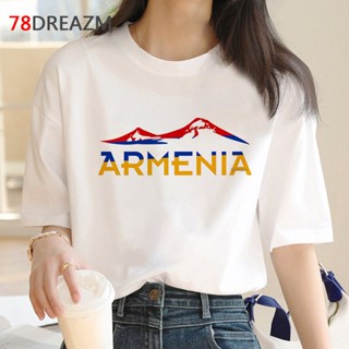 เสื้อคู่วินเทจ Armenië Kleding เสื้อยืด แมนเนน กราฟิช ทีส วิท ส์ วิท เสื้อยืด Paar Kleren Paar Top Tees Zomer Top ฮาราจู