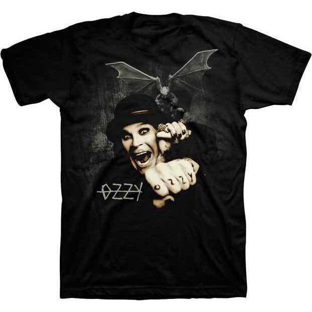 เสือยืดผู้ชาย 2019 Ozzy Osbourne การ์กอยล์ ค้างคาว ผู้ชาย เสื้อยืด