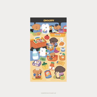 Grocery Sticker สติกเกอร์ซุปเปอร์มาเก็ต🛒🍅🥦