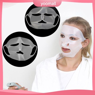 YOML❁Women Silicone Face Mask Cover Prevent Evaporation Speed Up Essence Absorption