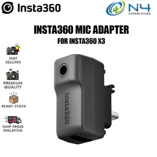 อะแดปเตอร์ไมโครโฟน Insta360 X3 สําหรับไมโครโฟน Insta 360 X3