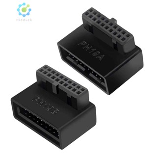 อะแดปเตอร์แปลง USB 3.0 19P 20P สําหรับเมนบอร์ดคอมพิวเตอร์ [Hidduck.th]