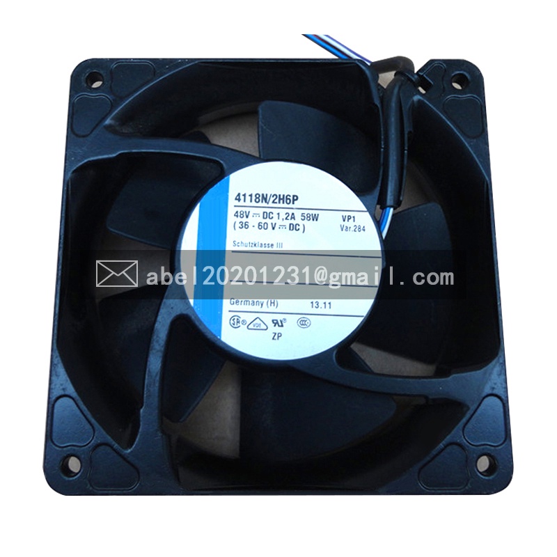 YY ยี่ห้อใหม่ 4118N/2H6P 4118 N/2H6P 48VDC ORIGINAL COOLING FAN 12038 120*120*38MM