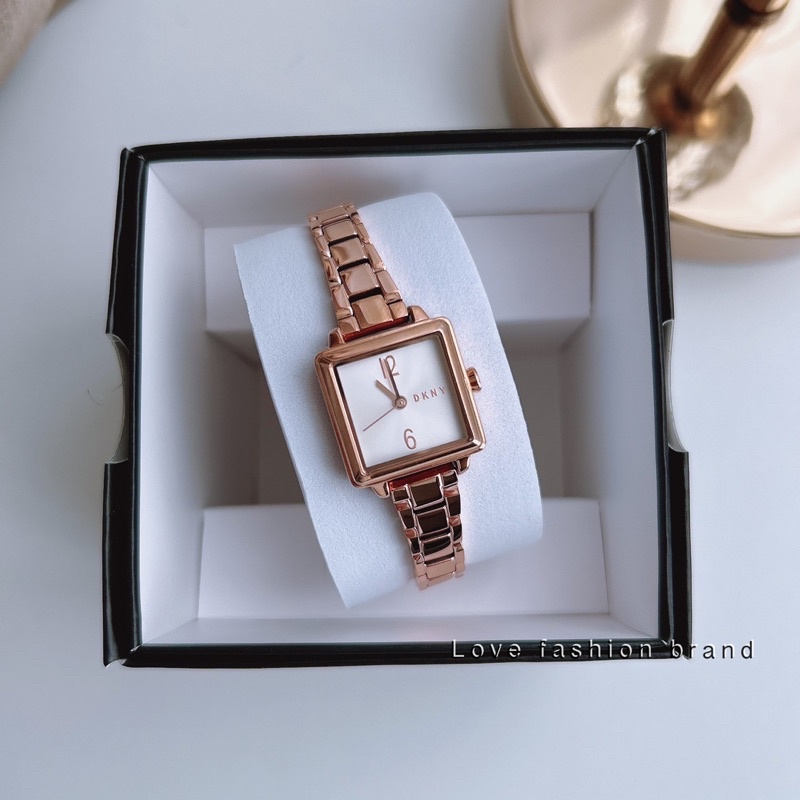 👑ผ่อน0%~แท้100%👑 นาฬิกาข้อมือ DKNY Women's Crosstown Stainless Steel Dress Quartz Watch NY2869