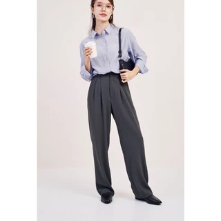 Marshmallow Pants Vol.2 สีใหม่ กางเกงทรงกระบอกผู้หญิง กางเกงทำงาน เอวสูง ผ้าลื่นเย็นสบาย