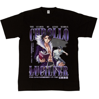 เสื้อยืด พิมพ์ลายการ์ตูน Chrollo Lucilfer Hunter X Hunter Homage Series สําหรับผู้ชาย