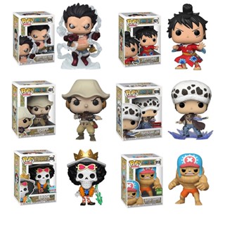 Funko Pop One Piece - Luffy Usopp Chopper Law / Brook Luffytaro ฟิกเกอร์ไวนิล ของเล่นสําหรับเด็ก