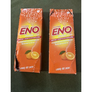 ENO Orange อีโน รสส้ม ลดกรด บรรเทาอาการท้องอืด ท้องเฟ้อ (สภาพสินค้ากล่องบุบ)