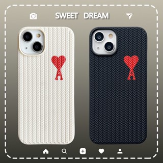 ถัก รักเข็ม เคสโทรศัพท์ สำหรับ เคสไอโฟน13 14 14 PRO MAX 14 PLUS 13 PRO 12 14 PRO ฝาครอบซิลิโคน เคสไอโฟน7พลัส 13 PRO MAX 12 Pro XR 11 PRO MAX ดำ ความคิดริเริ่ม สมัย iPhone 11 12 PRO MAX XS XS MAX เคสกันกระแทก