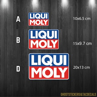 สติกเกอร์liqui moly ตกแต่ง รถยนต์ มอเตอร์ไซค์