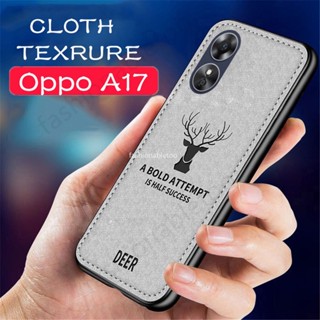 เคสโทรศัพท์มือถือหนัง ซิลิโคนนิ่ม ผิวด้าน ลายกวาง สําหรับ Oppo A17 K A17K A 17K A78 A58 A98 A 78 A 58 A 98 A1 pro A1pro CPH2477