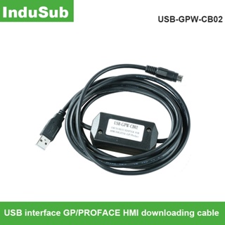 สายเคเบิลดาวน์โหลดโปรแกรม หน้าจอสัมผัส USB-GPW-CB02 สําหรับแผงสัมผัส DIGITAL GP HMI 2.5 เมตร