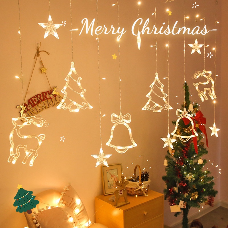 👑Christmas👑โคมไฟ Led ไฟประดับ ไฟคริสต์มาส ไฟตกแต่งวันหยุด เครื่องประดับ คริสต์มาส | Shopee Thailand