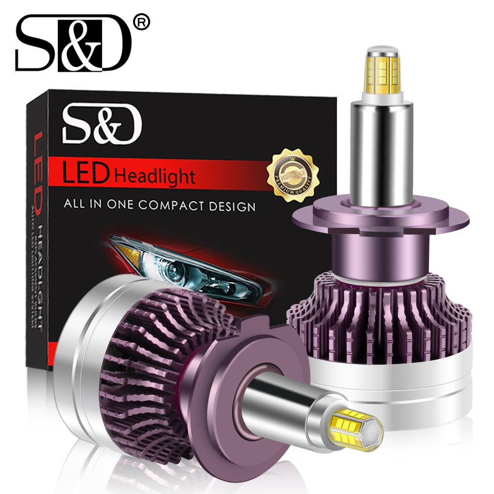 H7 LED Canbus 360 6000K Car Headlight Bulb H1 H11 H8 HB3 9005 HB4 9006 9012 HIR2 Led Auto Lamp 12 Si