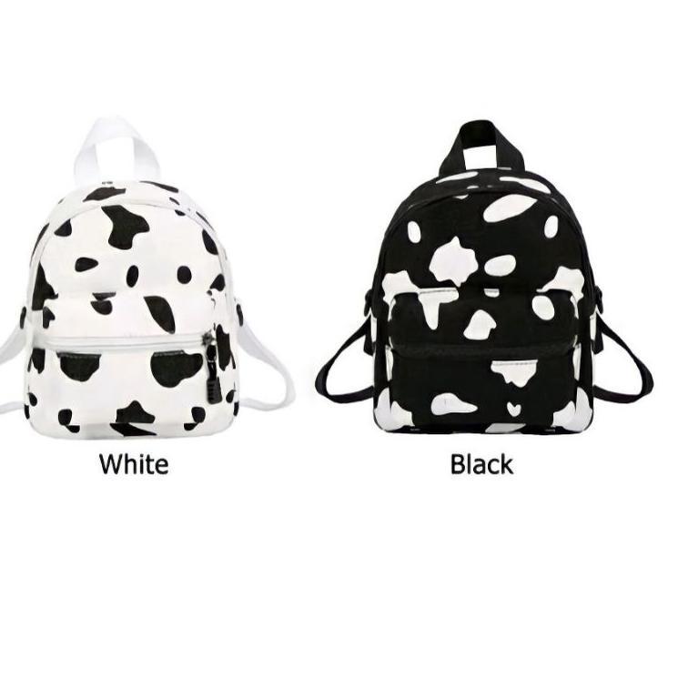 Best Product Cow Motif Backpack / School Bags / Womens Bags / Small Bags / Korean Bags / Childrens B