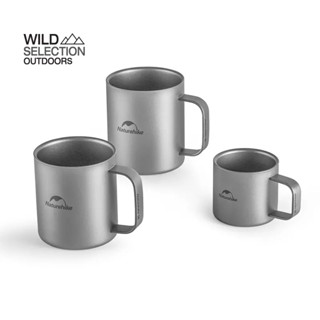 แก้วมัค ไทเทเนี่ยมสองชั้น Naturehike แคมป์ปิ้ง Titanium Double Layer Mug NH22CJ006