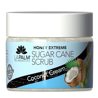 LA PALM HONEY EXTREME SUGAR CANE SCRUB COCONUT CREAM 340 g ของแท้!! / SCRUB สครับผิวกาย