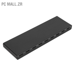 Pc Mall.Zr 4K 1X8 ตัวแยกอินเตอร์เฟซมัลติมีเดีย Hd เข้า 1 ออก 8 100‐240V อะลูมิเนียมอัลลอย