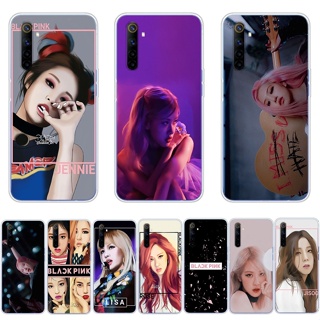 B20- เคสโทรศัพท์ซิลิโคน TPU แบบนิ่ม ลายธีม BLACKPINK สําหรับ realme 6 6i 6s 6 pro narzo