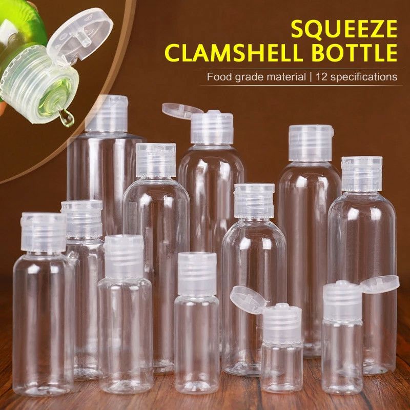โกดัง Clearance Fliptop Flipon Bottle Refill สบู่เจลทําความสะอาดมือ Flip Top Bottle Refill Container