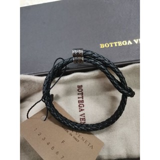 Bottega Veneta Mens Woven Leather Knot Bracelet [SALEพร้อมส่ง4อันค่า]​