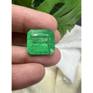 lab coumbian emerald 25 carats 15x16mm 1 pieces