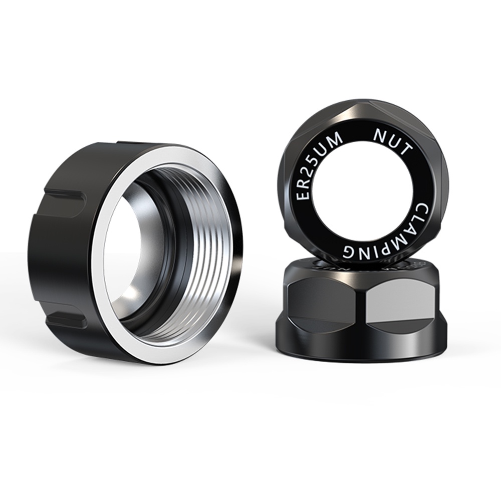 Er11 ER16 ER20 ER25 ER32 น็อตแคลมป์ สําหรับสว่านรีมเมอร์ ดอกสว่านแกะสลัก - รูปที่ 2