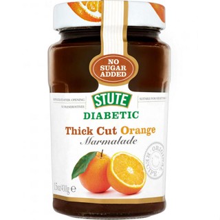 Stute - Marmalade (thick cut) extra jam 430g. No sugar added